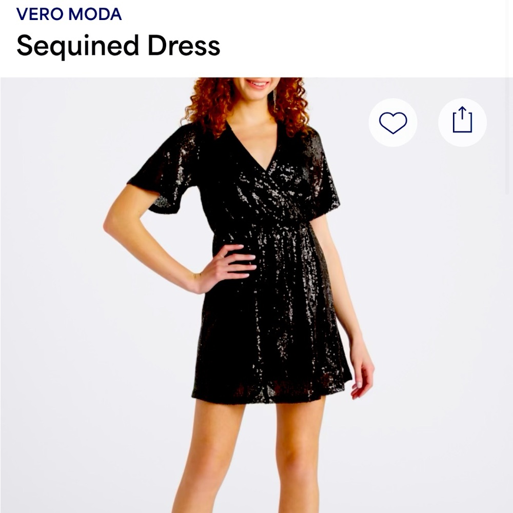 Vero Moda sequined dress sz medium